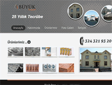 Tablet Screenshot of buyukboya.com